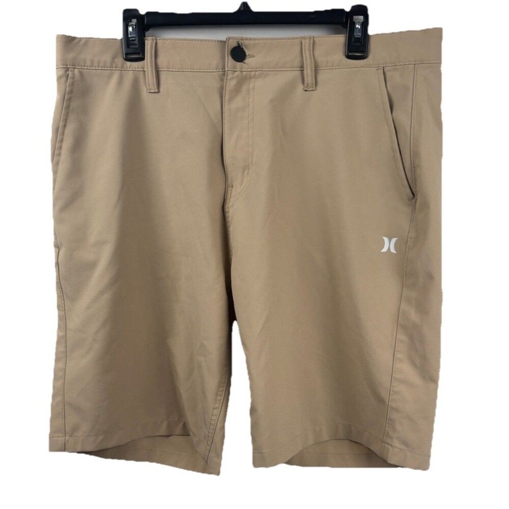 Hurley Shorts Mens 36 Chino Stretch Beige Performance Golf Casual